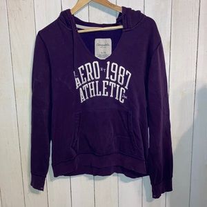 Purple aeropostale long sleeve hoodie
